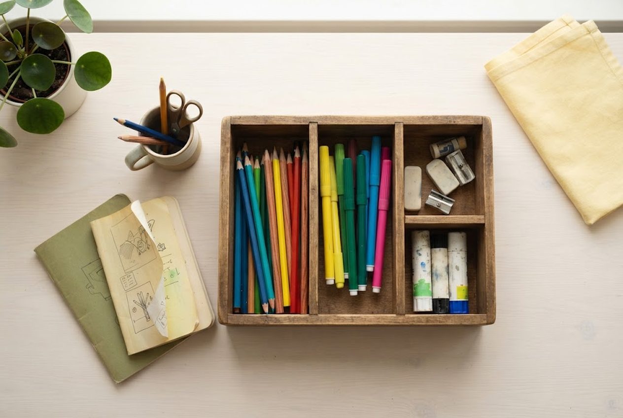 Shop Your House First for School Supplies
